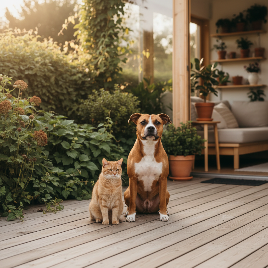 Intérieur — chien et chat