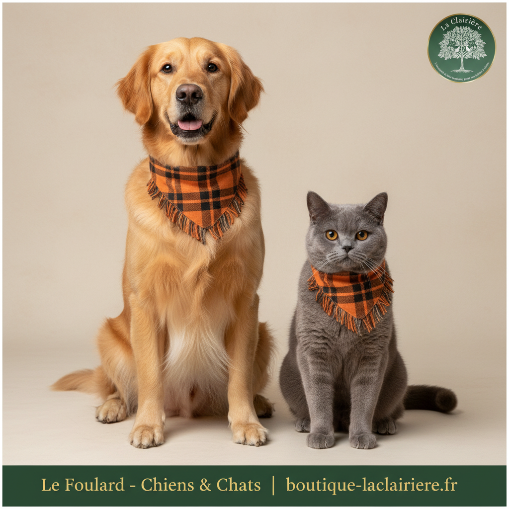 Le Foulard – Duo Chien & Chat