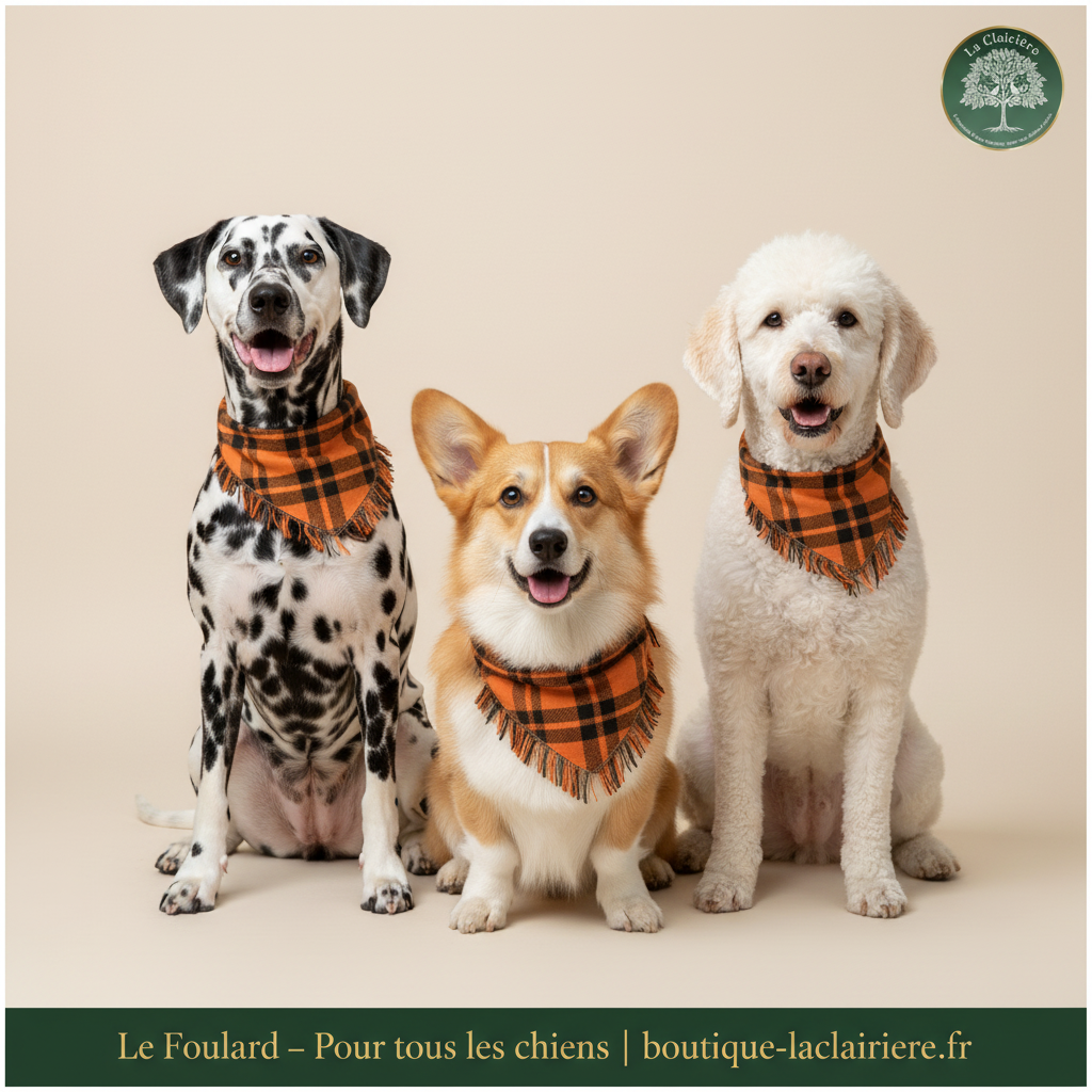 Le Foulard – Trio chiens