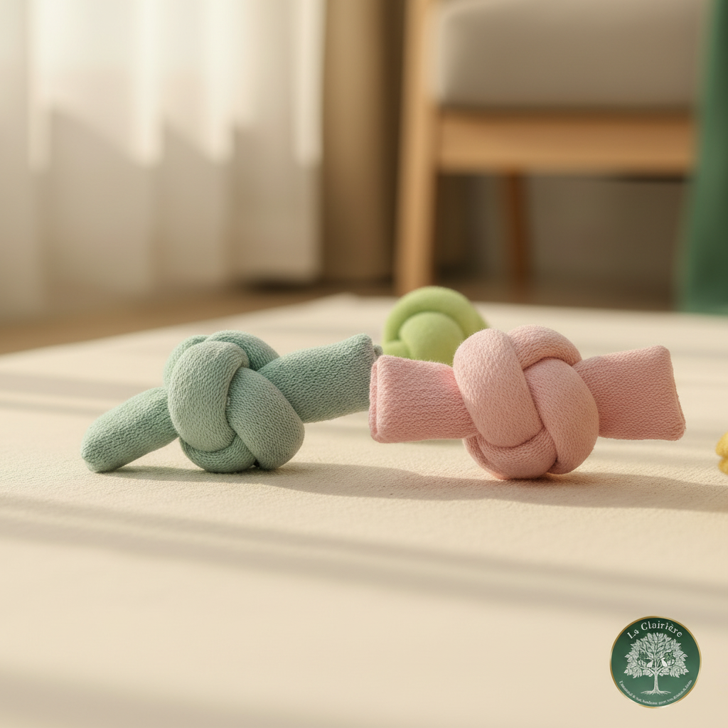 Le Lien — Lot de 2 jouets en corde naturelle
